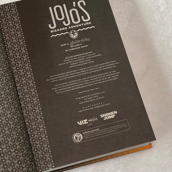 JoJo's‎ Bizarre Adventure: Part 5--Golden Wind, Vol. 3 by Hirohiko Araki. manga - Picture 3 of 7